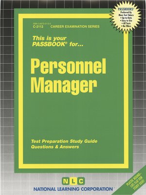 cover image of Personnel Manager
